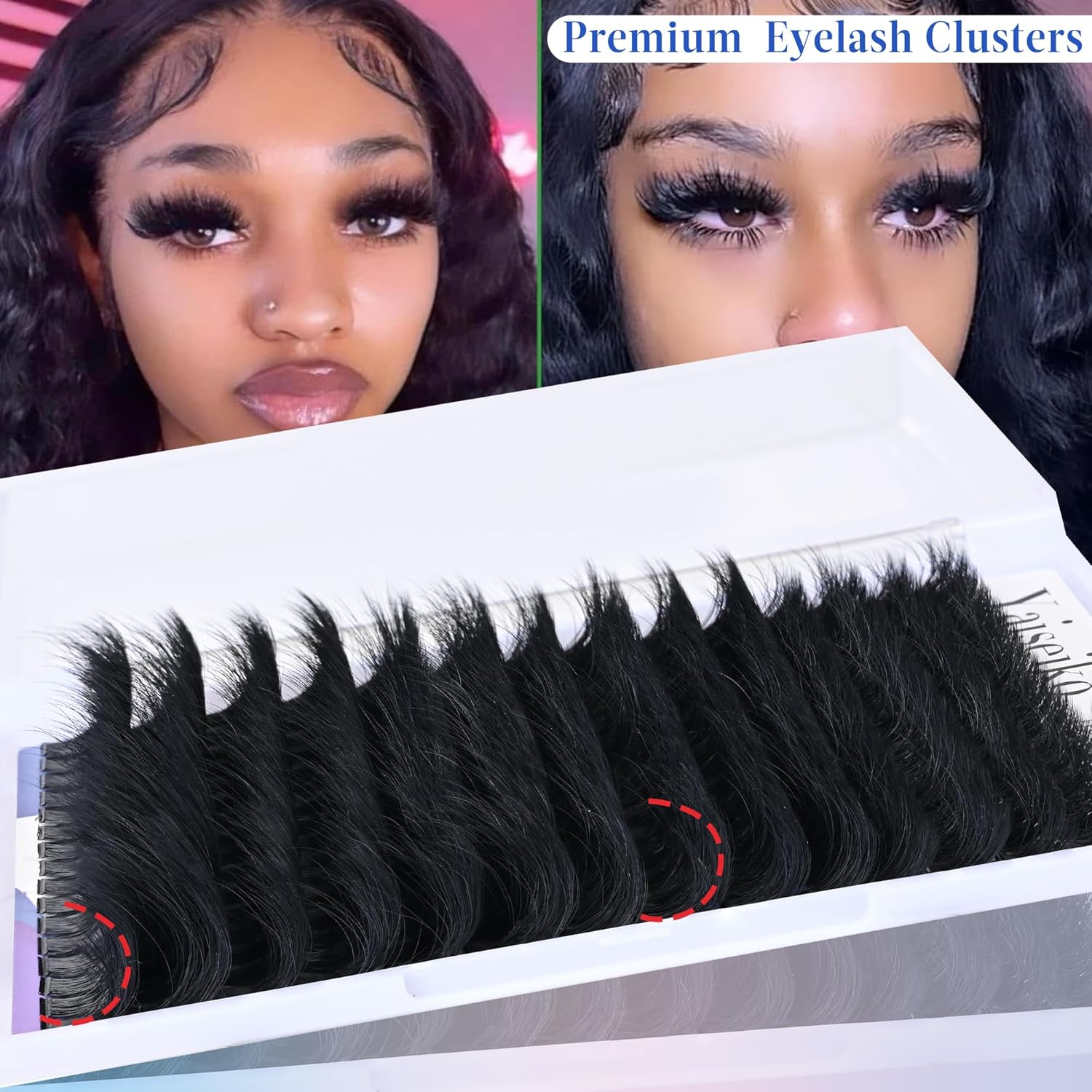 Glamorous Fluffy Lash Clusters