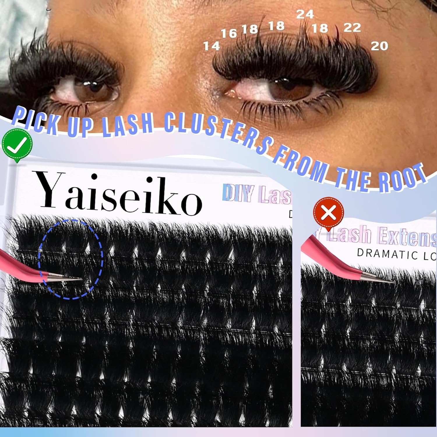 Glamorous Fluffy Lash Clusters