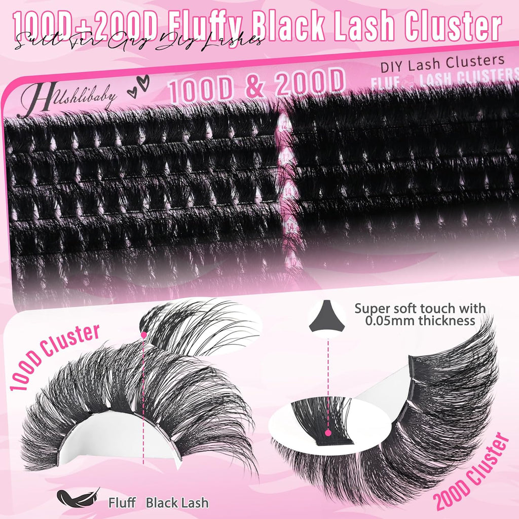 Mega Volume Lash Clusters